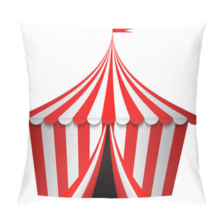 Personality  Vector Illustration Of Circus Tent Pillow Covers