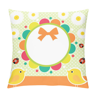 Personality  Children's Frame. Vector Illustration. Pillow Covers