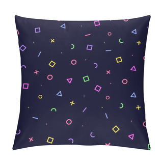 Personality  Old School Memphis Pattern Pillow Covers