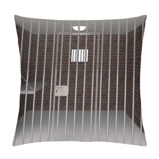Personality  The Interior Of The Prison Cell Pillow Covers