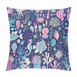 Personality  Tropical Sea Reef Underwater Life Pillow Covers