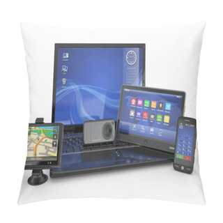Personality  Electronics. Laptop, Mobile Phone, Tablet Pc And Gps Pillow Covers