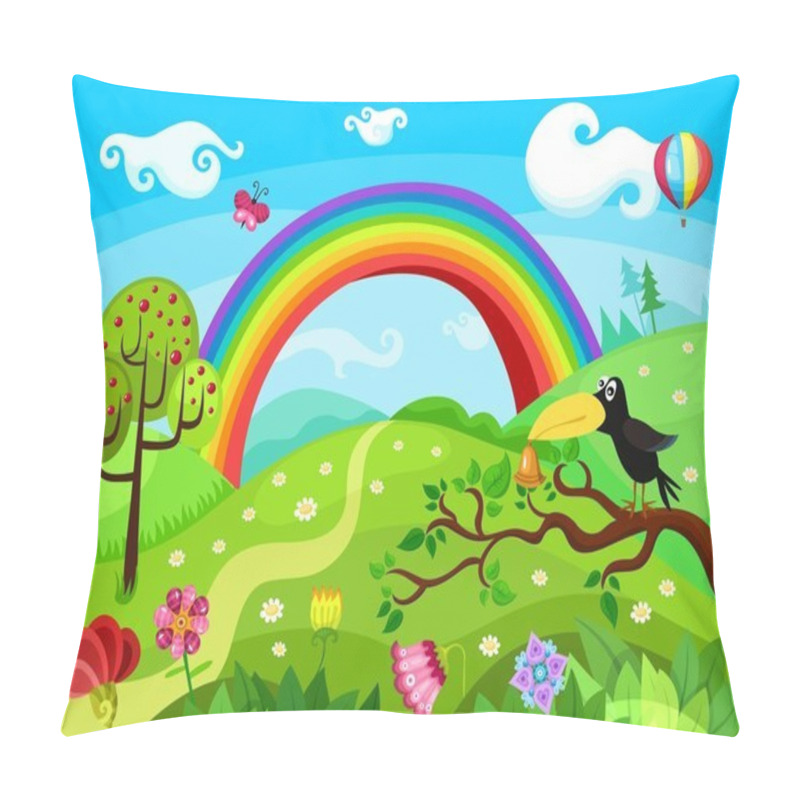 Personality  Forest Background Pillow Covers