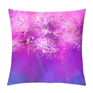Personality  Watercolor Painting Cherry Blossoms  Pillow Covers