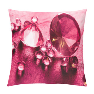 Personality  Different Diamonds With Red Light Pillow Covers