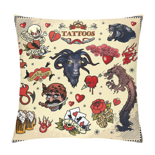 Personality  Tattoos Pillow Covers