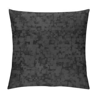 Personality  Vector Abstract Square Pixel Mosaic. Pillow Covers