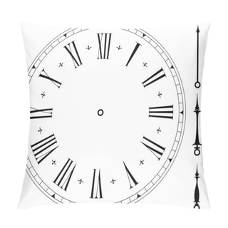 Personality  Old Clock Face Pillow Covers