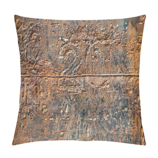 Personality  Old Rusty Metal Pillow Covers