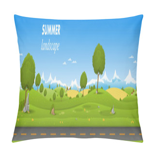 Personality  Beautiful Country Landscape Pillow Covers