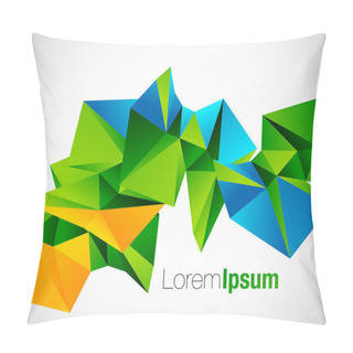 Personality  Abstract Colorful Geometric Vector Background Pillow Covers