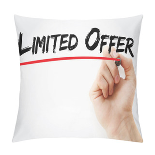 Personality  Hand Writing Limited Offer With Marker Pillow Covers