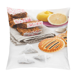 Personality  Tea Begs, Cake And Cookies Pillow Covers