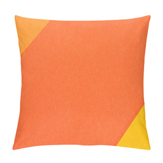 Personality  Close-up Shot Of Orange Shades Layers For Background Pillow Covers