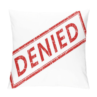 Personality  Denied Stamp Pillow Covers