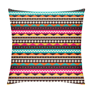 Personality  Traditional Colorful Ornament. Pillow Covers