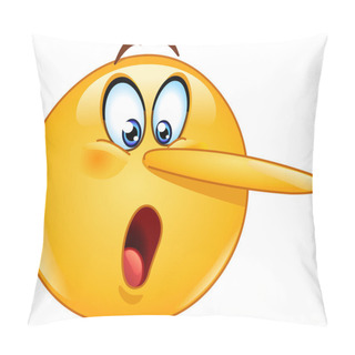 Personality  Lying Face Emoticon Pillow Covers