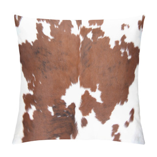 Personality  Brown Cowhide Pillow Covers