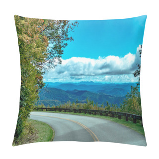Personality  Autumn Season In Apalachin Mountains On Blue Ridge Parkway Pillow Covers