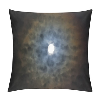 Personality  Moon Corona With Sheep Clouds Pillow Covers