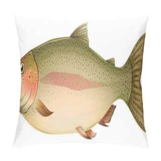 Personality  Brown Trout Pillow Covers