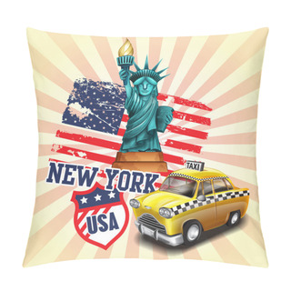 Personality  Statue Of Liberty Icon Pillow Covers