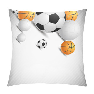Personality  Background With Ball Pillow Covers