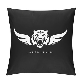 Personality  Tiger Aviator Symbol Logo Pillow Covers