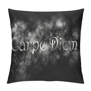 Personality  Carpe Diem 3D Render - Latin Phrase Means Capture The Moment Pillow Covers