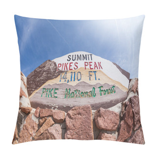 Personality  PIKES PEAK, COLORADO Pillow Covers