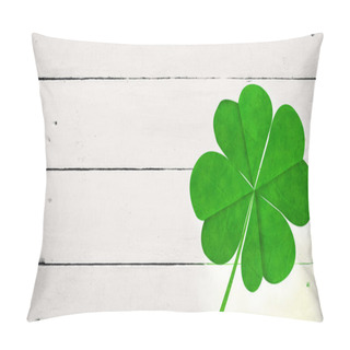 Personality  Composite Image Of Shamrock Pillow Covers