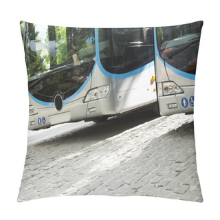 Personality  New Modern City Bus Pillow Covers