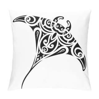 Personality  Stingray Tattoo Shape Pillow Covers