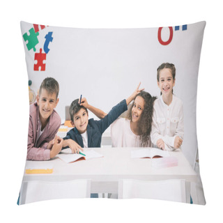Personality  Multiethnic Pupils At School Pillow Covers
