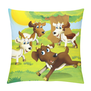 Personality  Animals At The Lettuce Field Pillow Covers