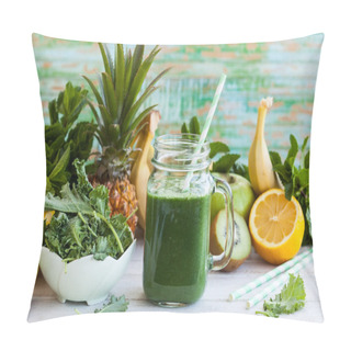 Personality  Fresh Green Smoothie Pillow Covers