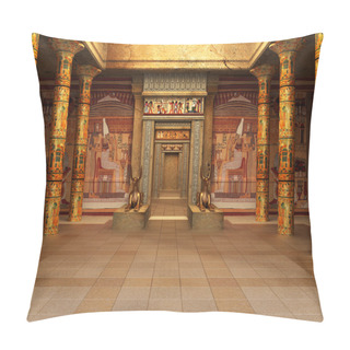 Personality  Pharaoh's Tomb ( 3d Rendering ) Pillow Covers