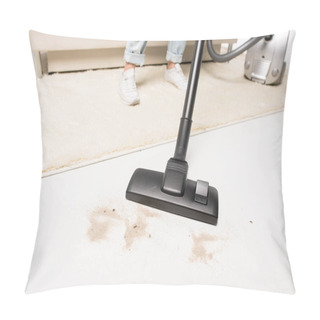 Personality  Woman With Vacuum Cleaner  Pillow Covers