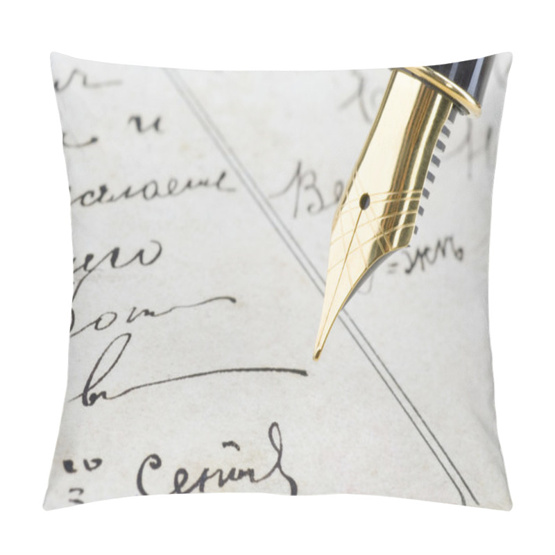 Personality  Gold pen pillow covers