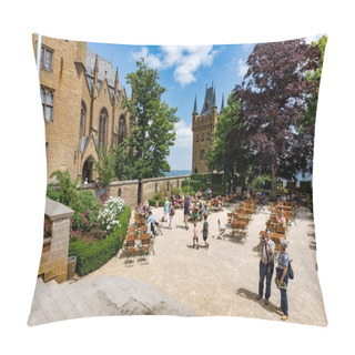 Personality  Hohenzollern Castle, Germany - June 24, 2017: Hohenzollern Castl Pillow Covers