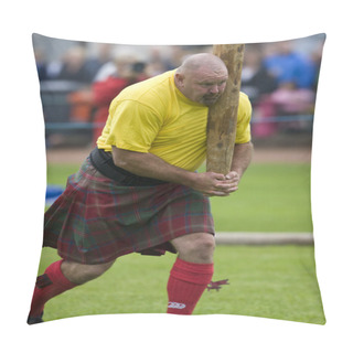 Personality  Sportsman - Cowal Gathering Highland Games - Scotland Pillow Covers