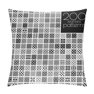 Personality Black And White Ornament Patterns Pillow Covers