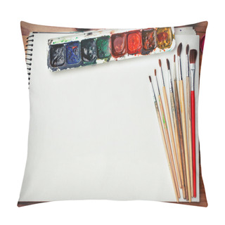 Personality  Album For Sketches, Watercolor Paints And Brushes Pillow Covers