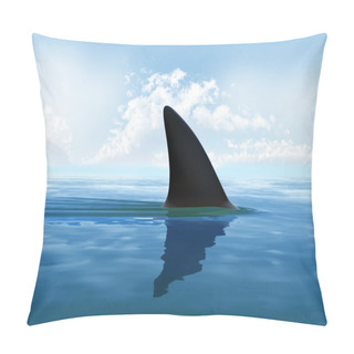 Personality  Shark Fin Above Water  Pillow Covers