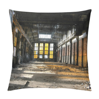Personality  Old Industrial Building. Pillow Covers