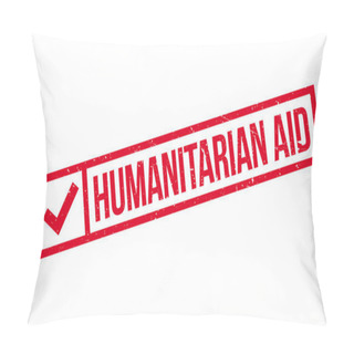 Personality  Humanitarian Aid Rubber Stamp Pillow Covers