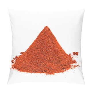 Personality  Pile Of Ground Paprika Isolated On White Background. Pillow Covers