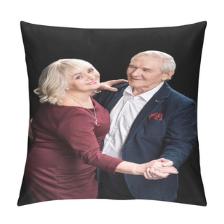 Personality  Happy Senior Couple Pillow Covers