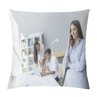 Personality  Young People In The Office Pillow Covers