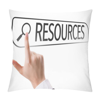 Personality  Resources Written In Search Bar Pillow Covers
